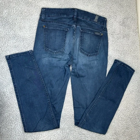 7 for all mankind mid rise skinny Jean size 25 - Picture 3 of 4